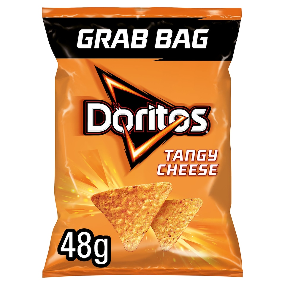 image 1 of Doritos Tortilla Chips Tangy Cheese Grab Bag Crisps 48g