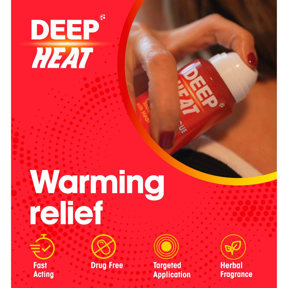 image 1 of Deep Heat Muscle Rescue Heat Therapy Spray 72.5ml