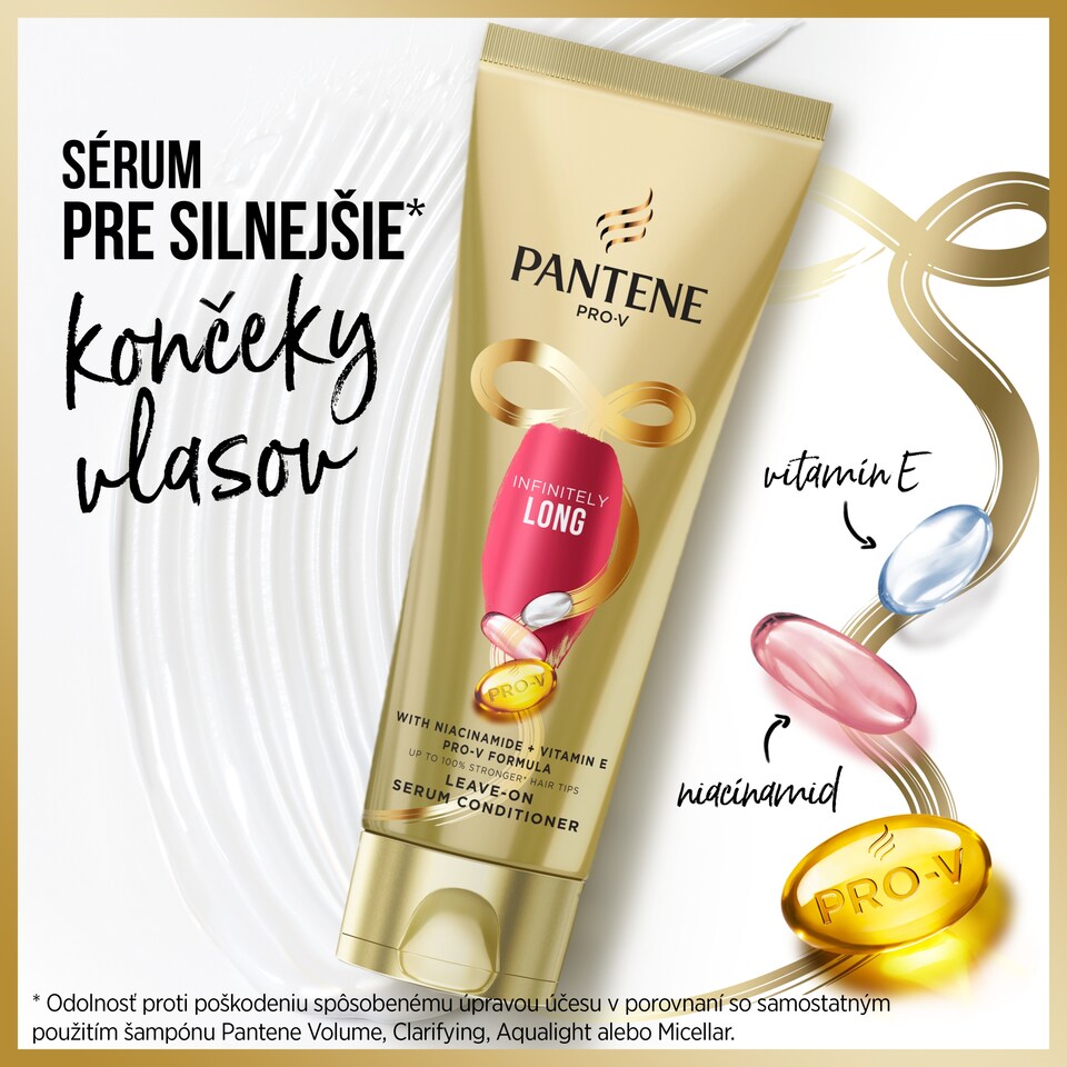 obrázok 1 z Pantene Pro-V Posilňujúce Sérum, Infinitely Long | Na Stredne Dlhé Až Dlhé Poškodené Vlasy | 200 ml