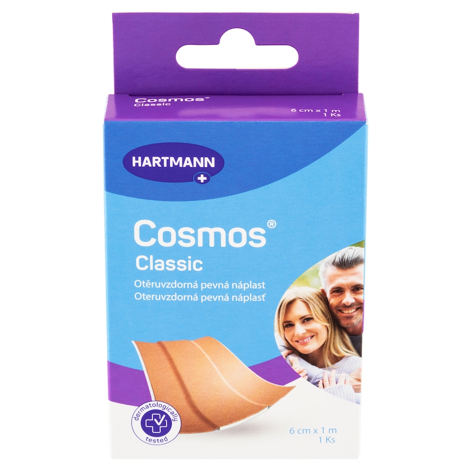 obrázok 1 z Hartmann Cosmos Classic oteruvzdorná pevná náplasť 6 cm x 1 m 1 ks