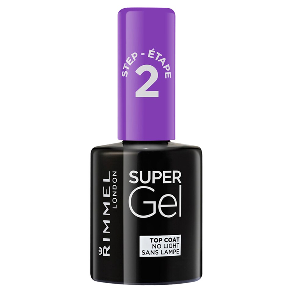 image 1 of Rimmel Super Gel Nail Polish Top Coat 12Ml