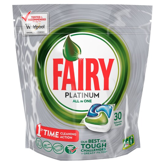 Fairy Platinum Dishwasher Tablets Original Tesco Groceries