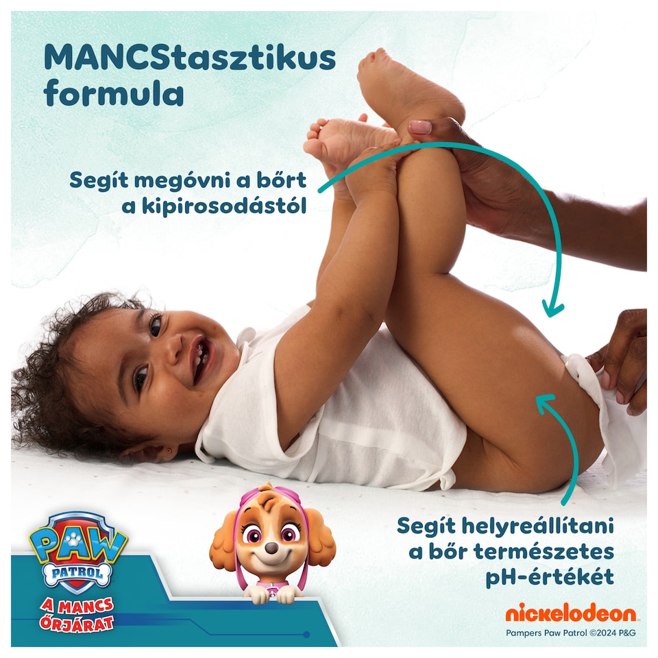 Pampers Harmonie Aqua Nedves Törlőkendő, 9 Csomag = 432 db  1. kép