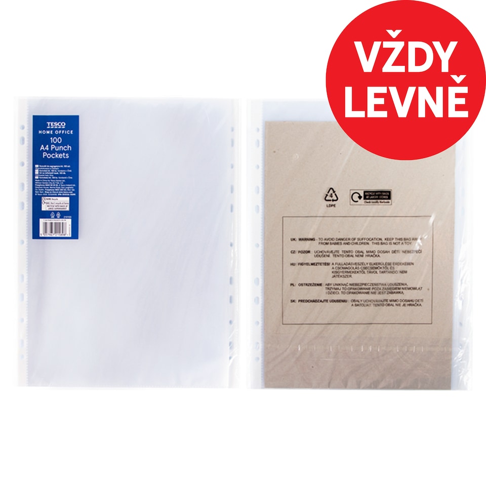 Tesco Home Office Euroobal A4 100 ks