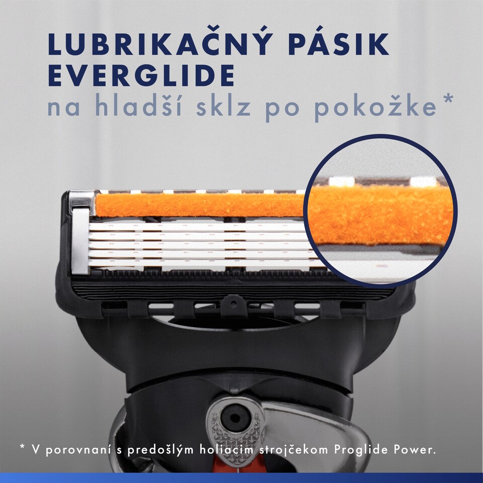 obrázok 1 z Gillette ProGlide Power Holiaci Strojček pre Mužov, 1 Gillette Holiaci Strojček s 5 Čepieľkami