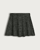 image 4 of F&F Boucle Textured A Line Co-ord Skirt in Multi Black White
