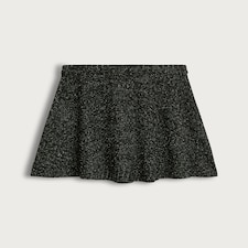 F&F Boucle Textured A Line Co-ord Skirt in Multi Black White
