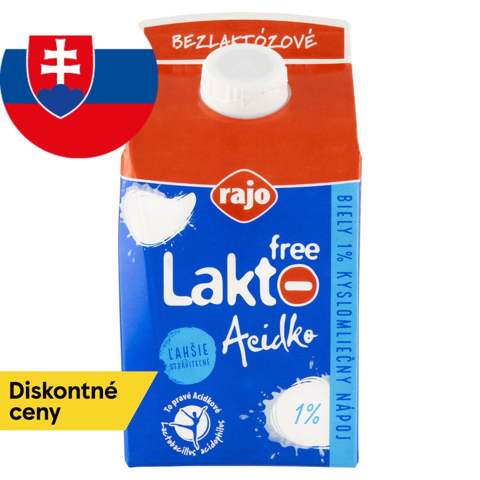 image 1 of Rajo Lakto Free Acidko White 1% Sour Milk Drink 450 g