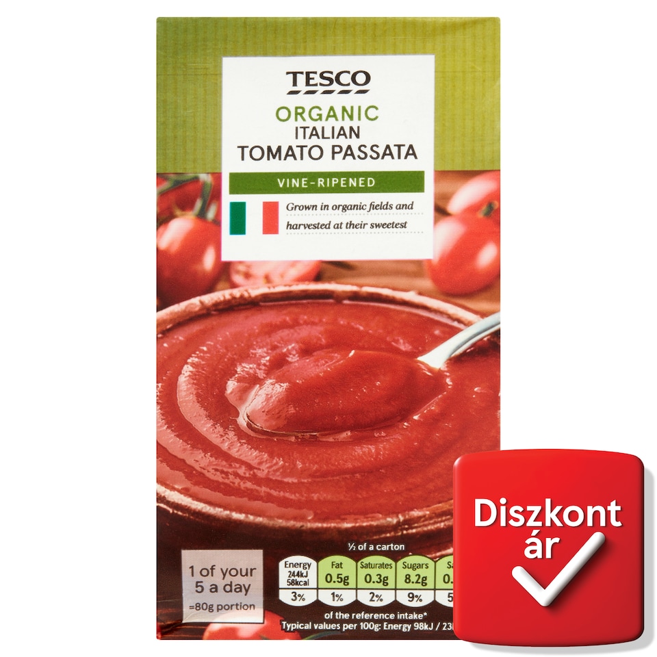 Tesco Organic Italian Tomato Passata 500 g