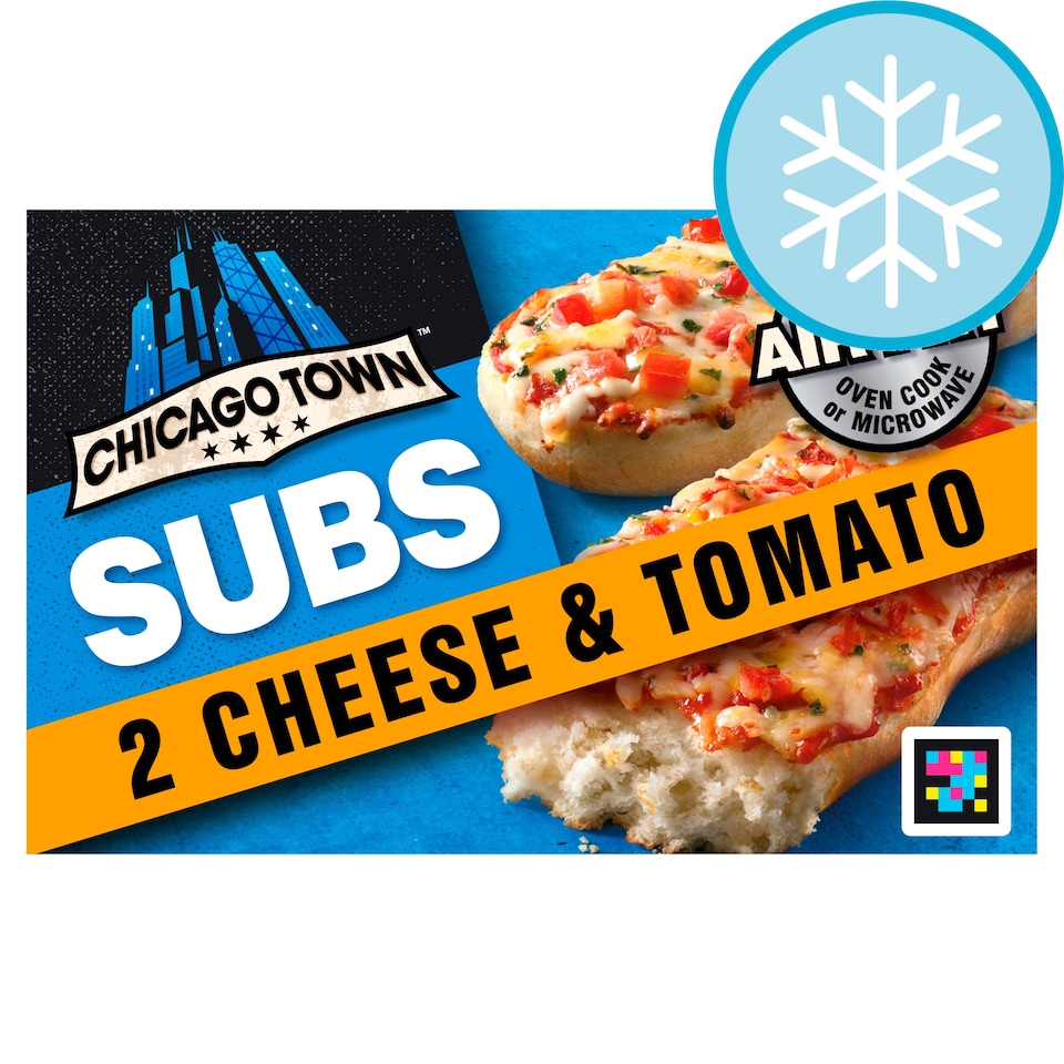 image 1 of Chicago Town Subs Cheese & Tomato 2 x 125g