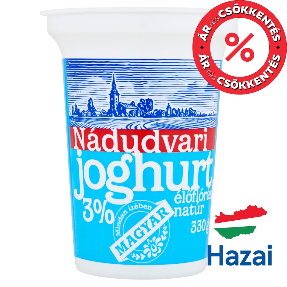 Nádudvari élőflórás natúr joghurt 330 g  1. kép