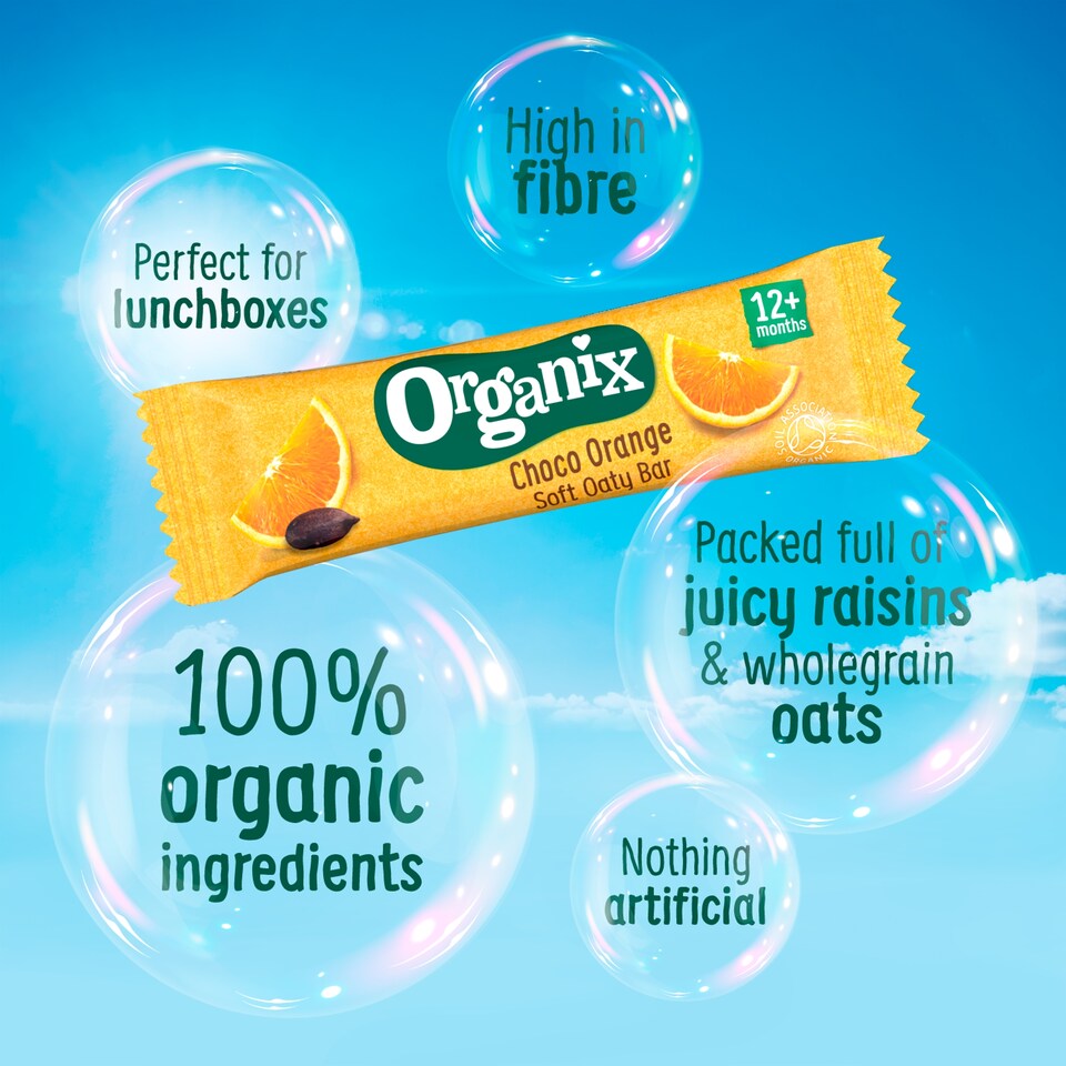 image 1 of Organix Choco Orange Soft Oaty Bar 6x23g