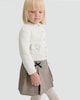 image 2 of F&F x Samantha Faiers Bow Pocket Cardigan in Cream
