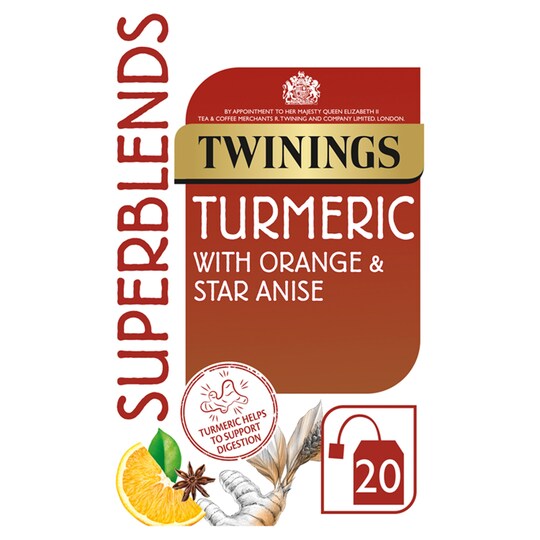 Twinings Superblends Turmeric 40G Tesco Groceries