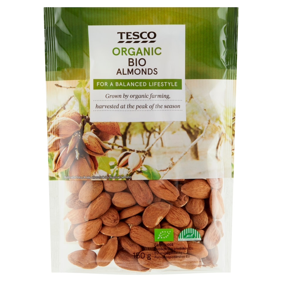 Tesco Organic Bio Almonds 150g