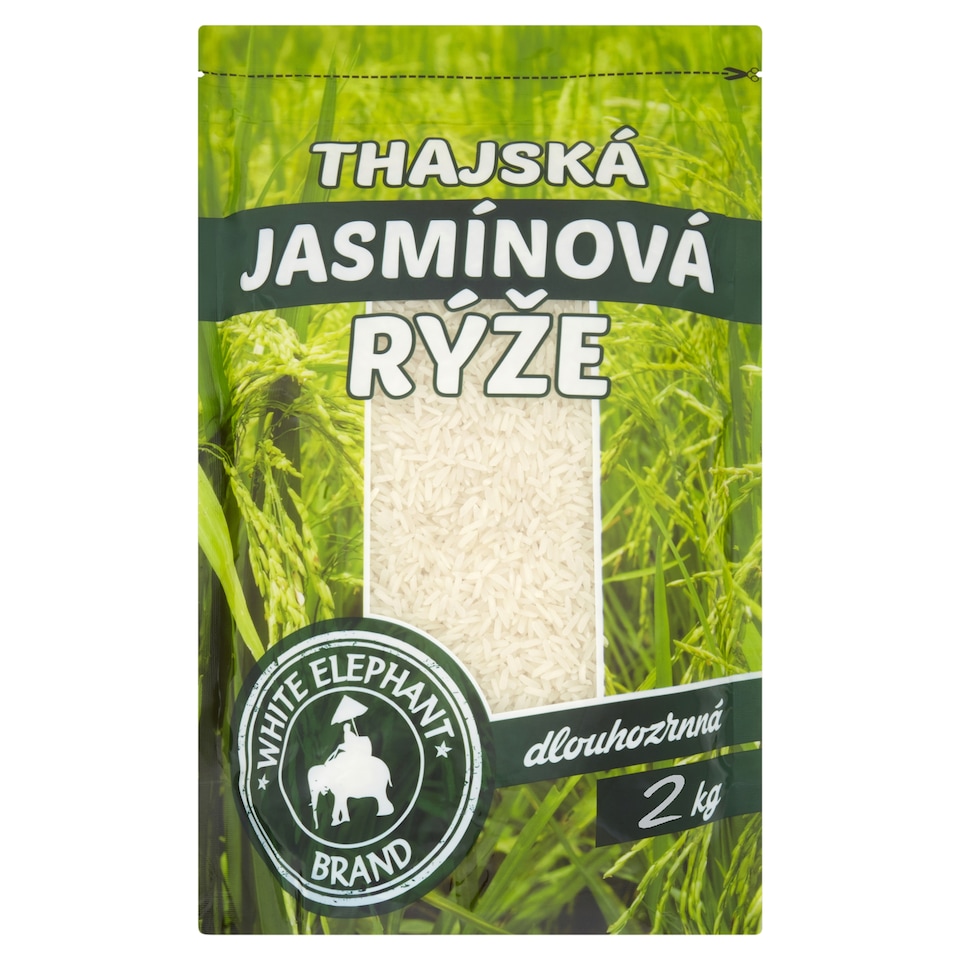 White Elephant Thai Jasmine Long-Grain Rice 2kg