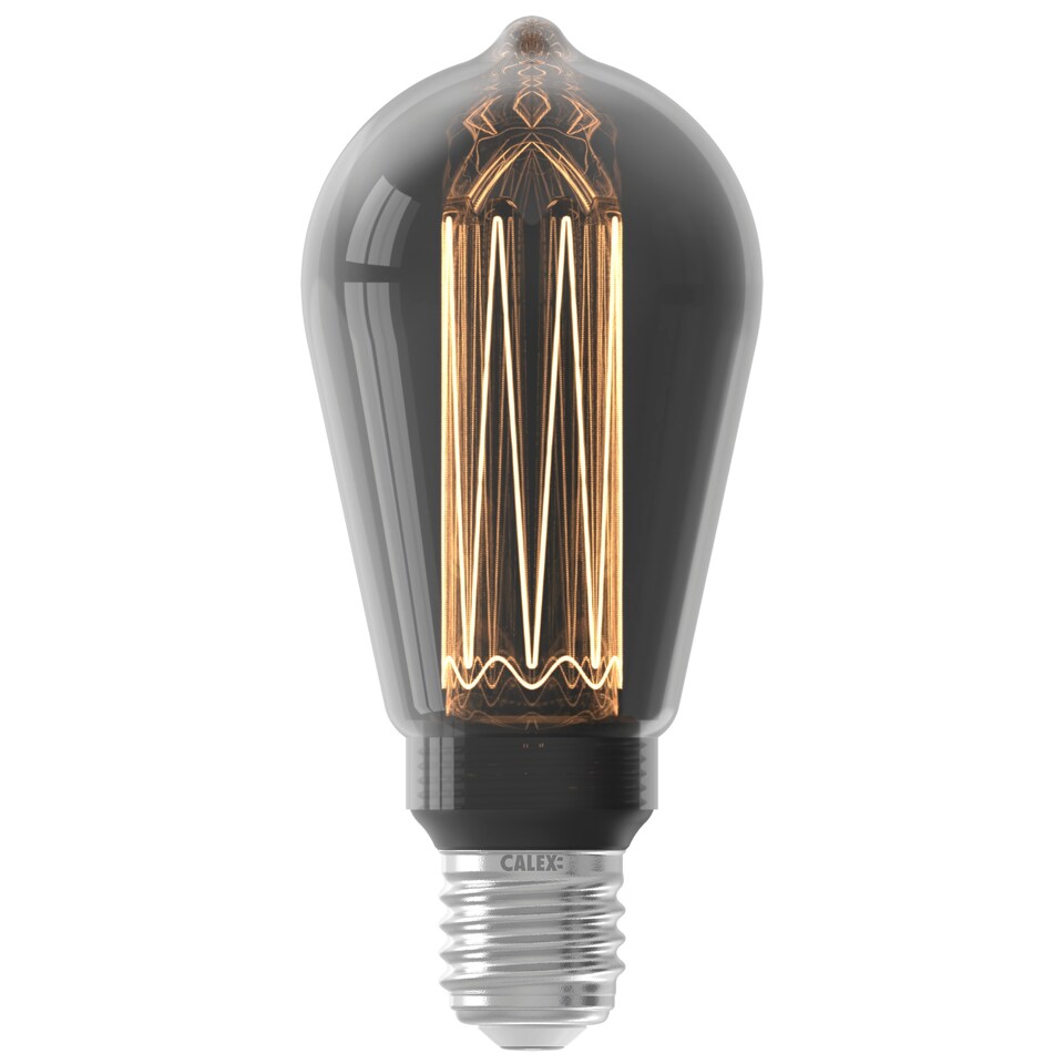 image 1 of Calex Decorative Titanium E27 Led Rsutic Bulb