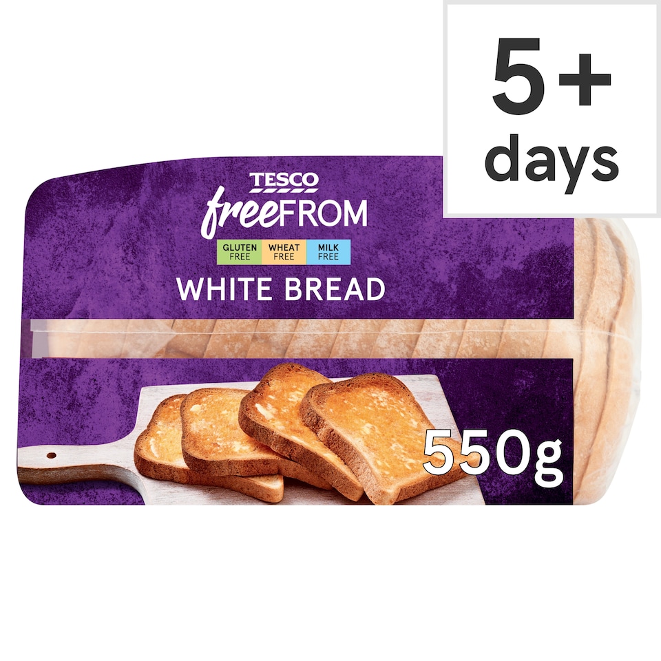 Tesco Free From White Bread 550g