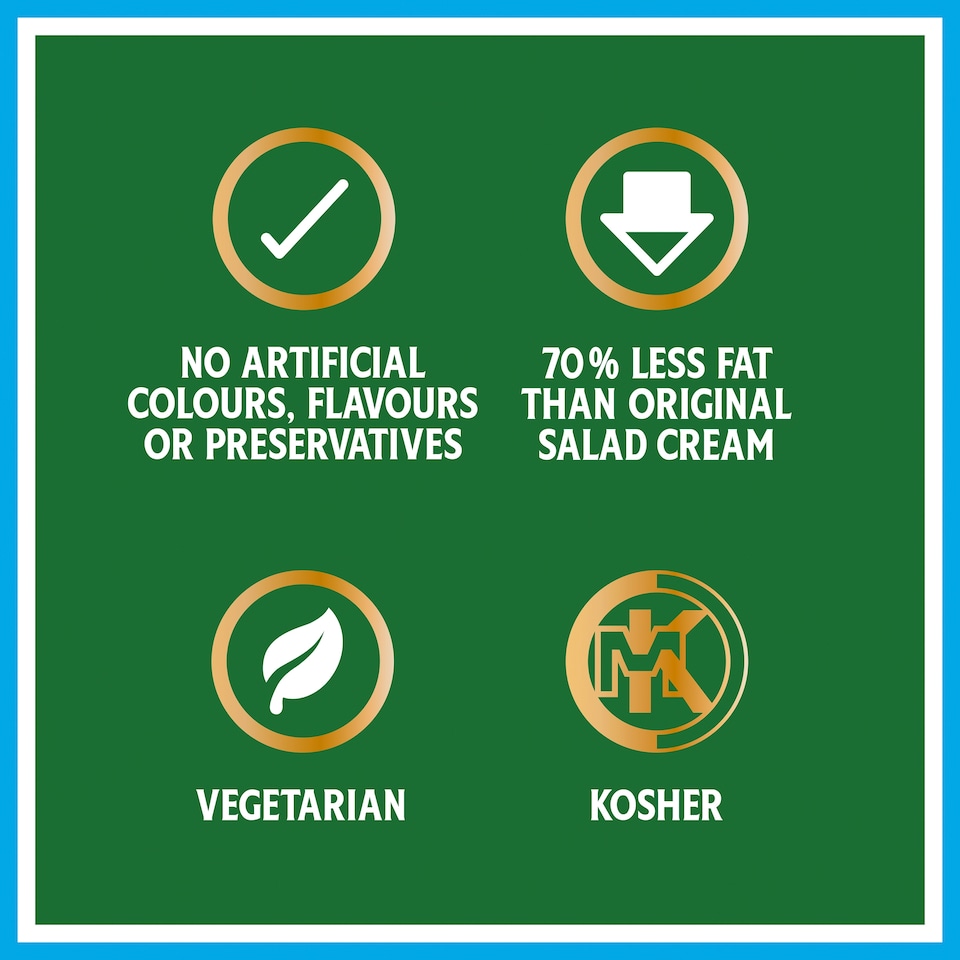 image 1 of Heinz Salad Cream 70% Less Fat 435G