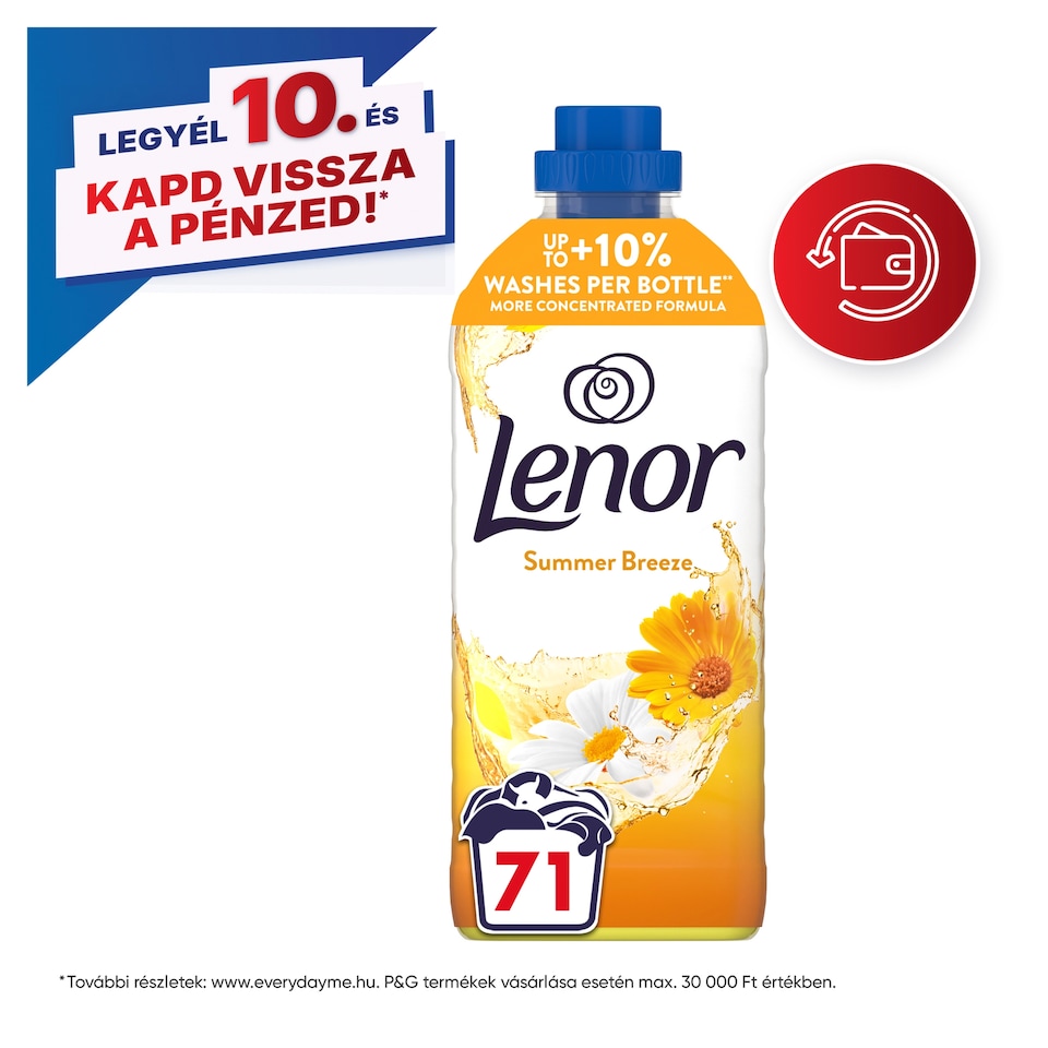 Lenor Textilöblítő 71 Mosáshoz, Summer 1. kép
