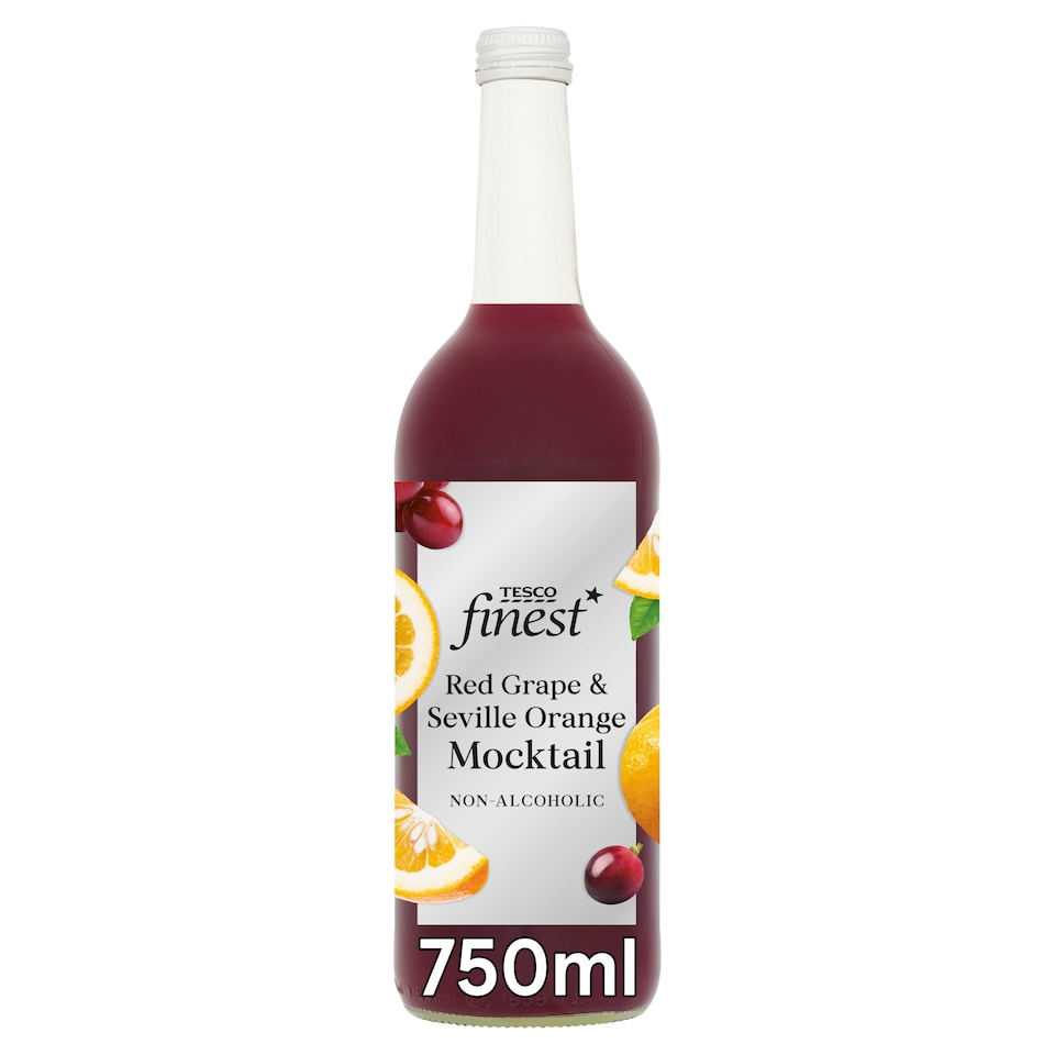 Tesco Finest Alcohol Free Red Grape & Orange Mocktail 750ml