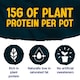 image 2 of Alpro 15g High Protein Tropical Fruit Dairy Free Soya Yoghurt Alternative 200g
