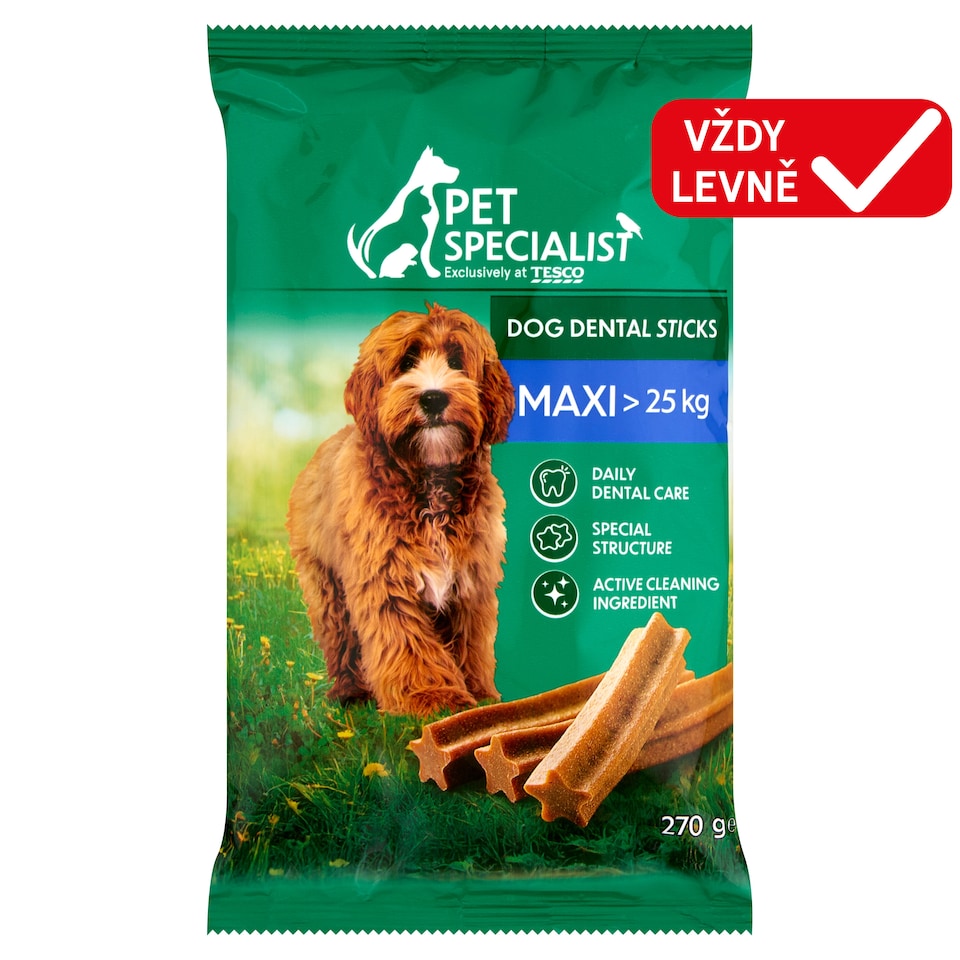 Pet Specialist Maxi dentální tyčinky 270g