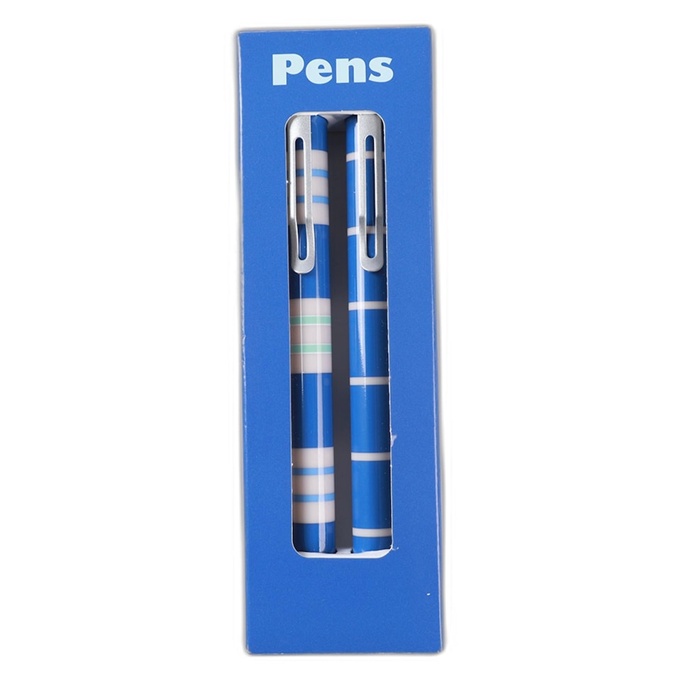 Tesco Big blue 2 pk Pens