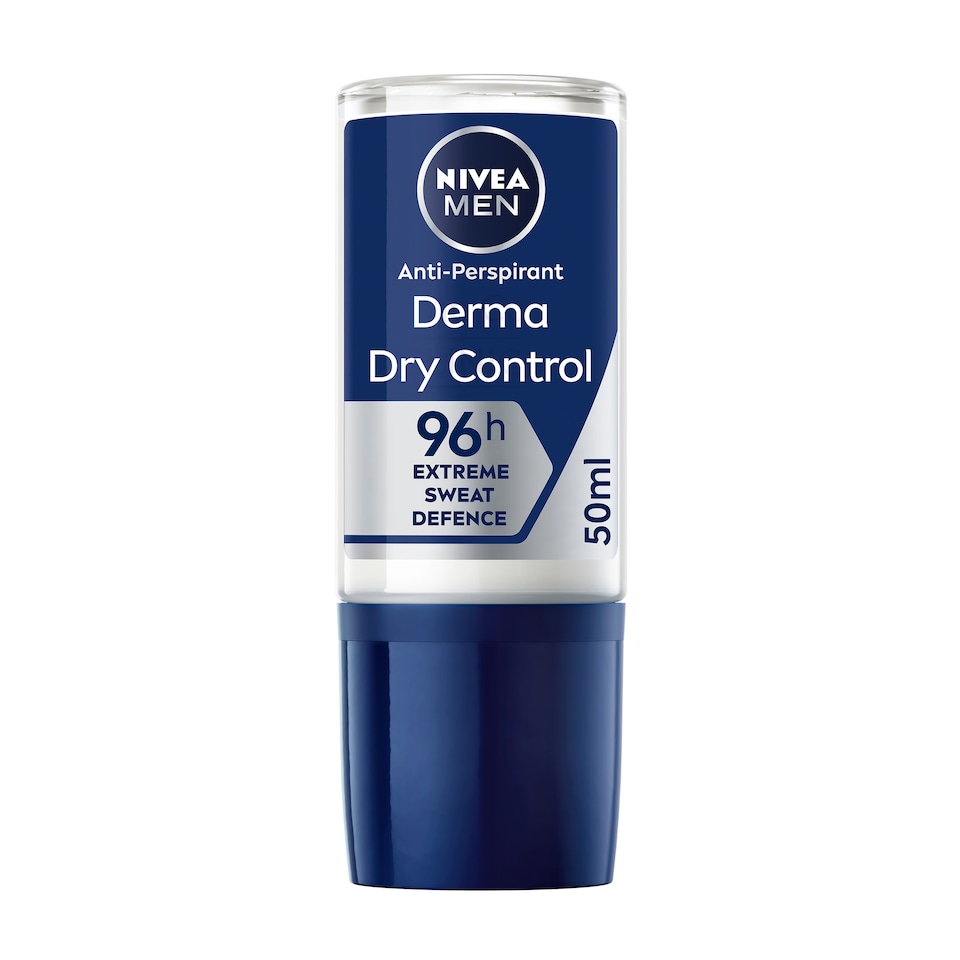 image 1 of NIVEA MEN Derma Dry Control Antiperspirant Roll-On 50ml