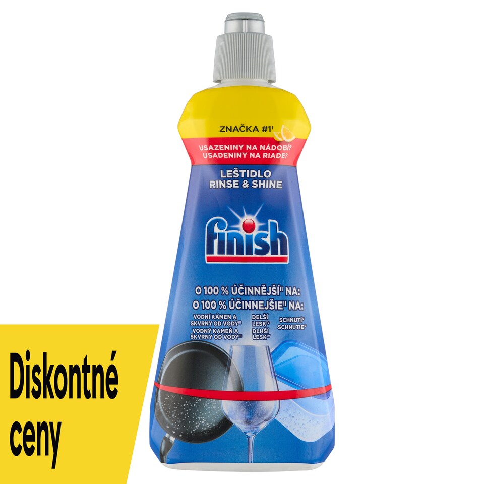obrázok 1 z Finish Rinse & Shine Lemon leštidlo 400 ml