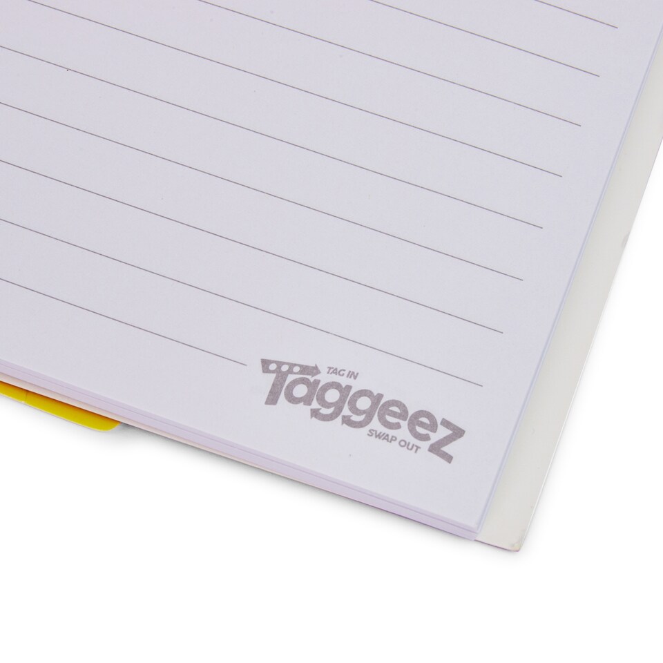 image 1 of Taggeez Customisable Notebook & Charms Pink
