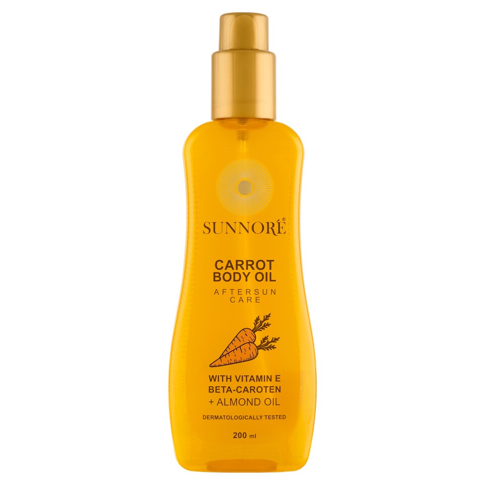 image 1 of Sunnoré Oil Blend Based on Almond Oil Enriched with Beta-Carotene and Vitamin E 200ml