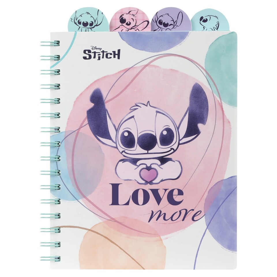 image 1 of Disney Stitch sešit se spirálou A5 100 listů
