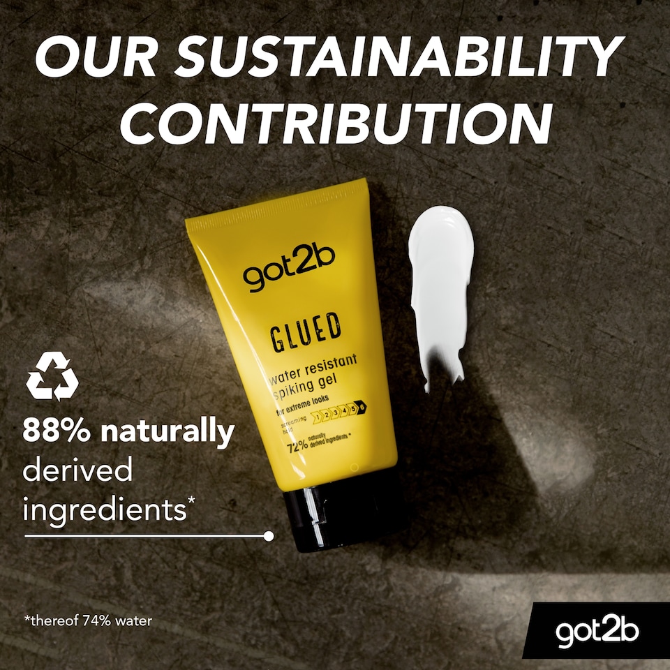 image 1 of got2b Glued Water Resistant Spiking Hair Gel 150ml