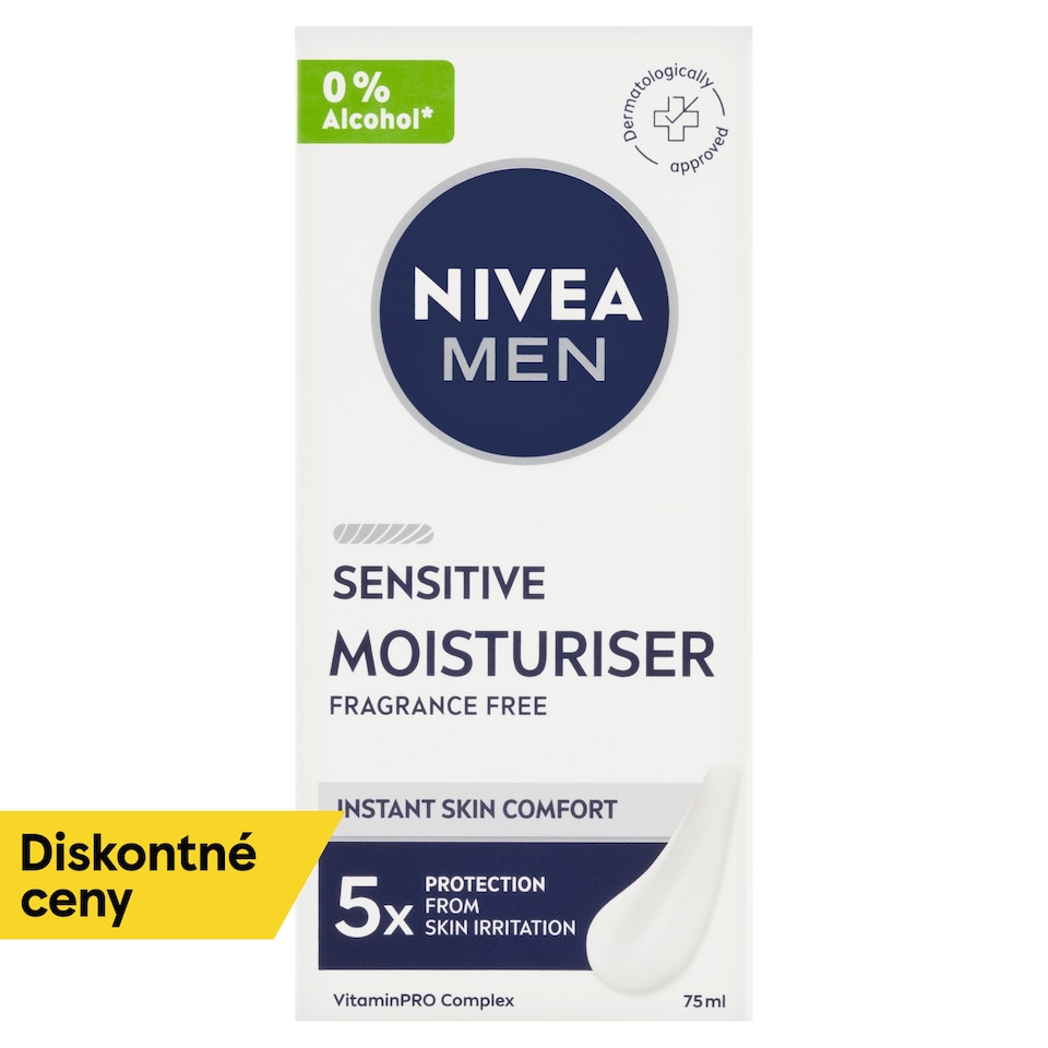 obrázok 1 z Nivea Men Sensitive Hydratačný pleťový krém 75 ml