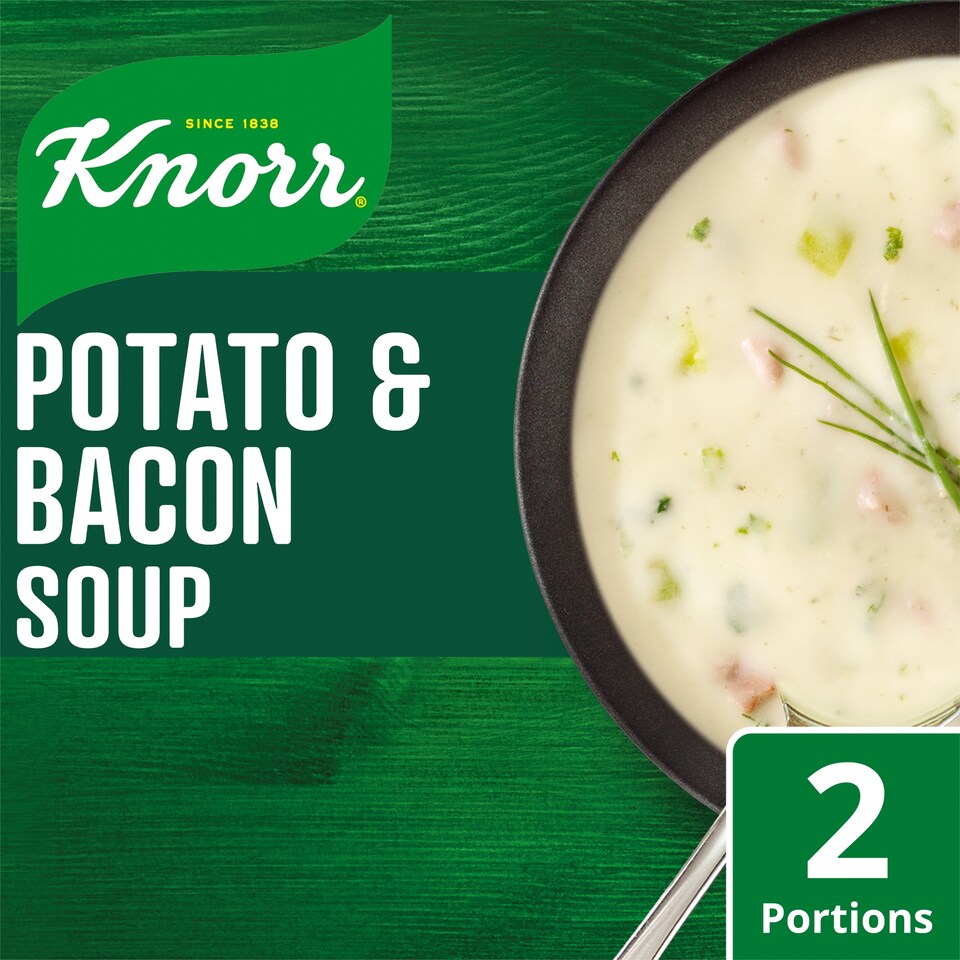 KNORR Gourmet Potato & Bacon Soup 2 Portions 70g