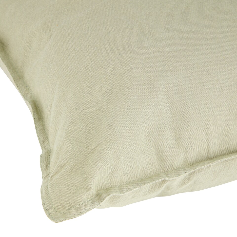 image 1 of Fox & Ivy Linen Tie Cushion