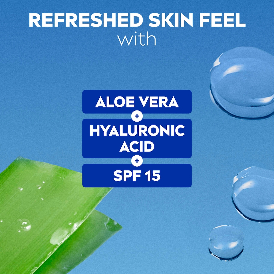 image 1 of NIVEA Refreshing Day Cream Moisturiser SPF15 Normal Skin 50ml