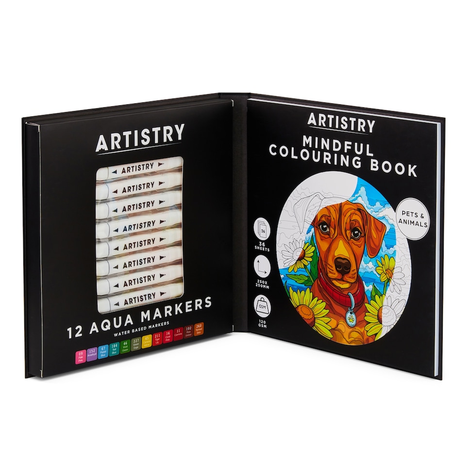 image 1 of Hunter Price Artistry Colouring Pens Set
