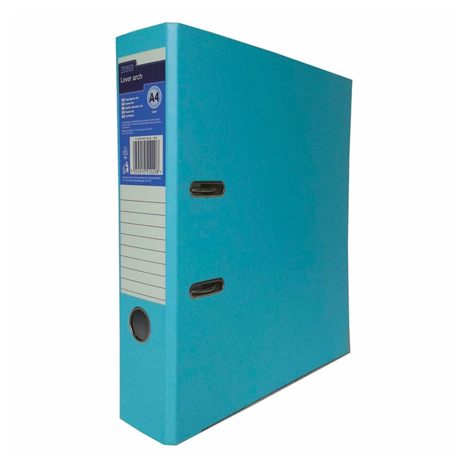 Tesco Lever Arch Teal