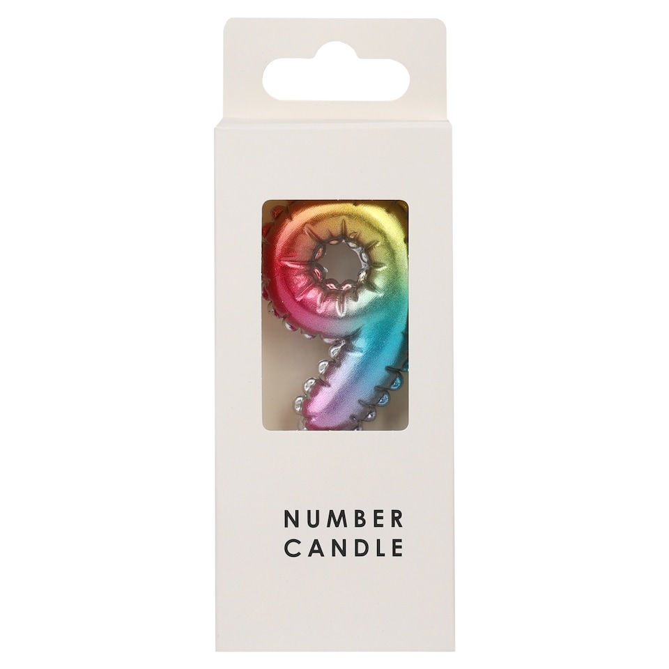 TABLE FUN NUMERICAL CANDLE NO.9