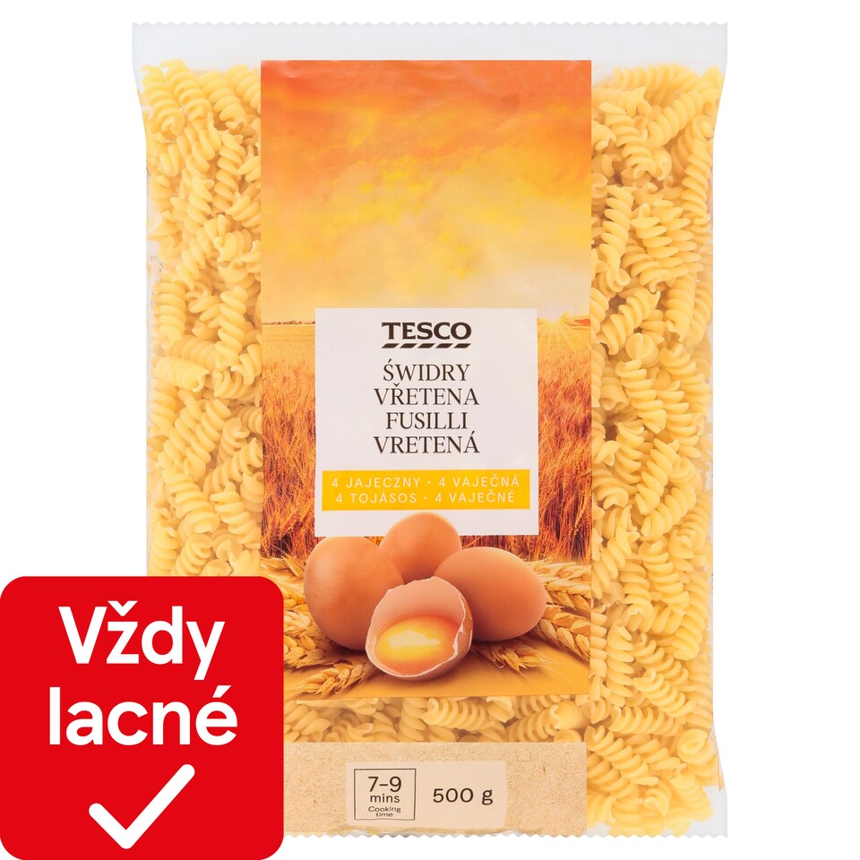 Tesco Spindles 4 Eggs 500 g