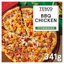 Tesco Stonebaked BBQ Chicken Pizza 341g