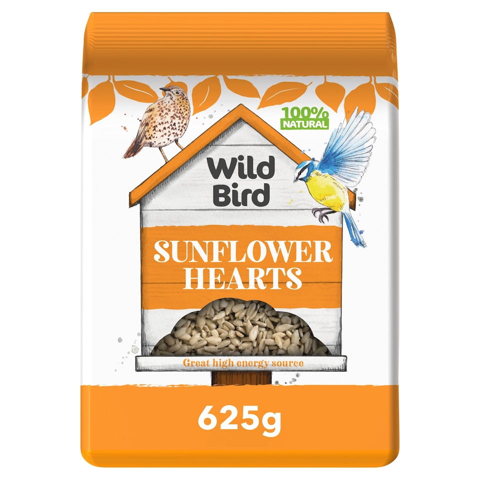 Wild Bird Sunflower Hearts Bird Food 625g