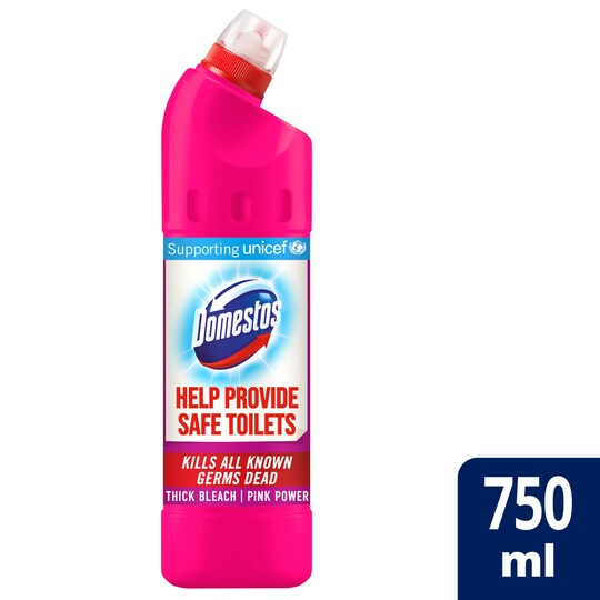 Domestos Pink Bleach 750Ml Tesco Groceries