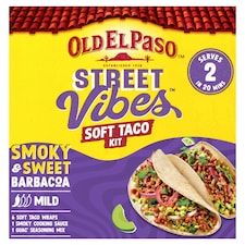 Old El Paso Soft Taco Street Vibes Barbacoa Meal Kit 255G
