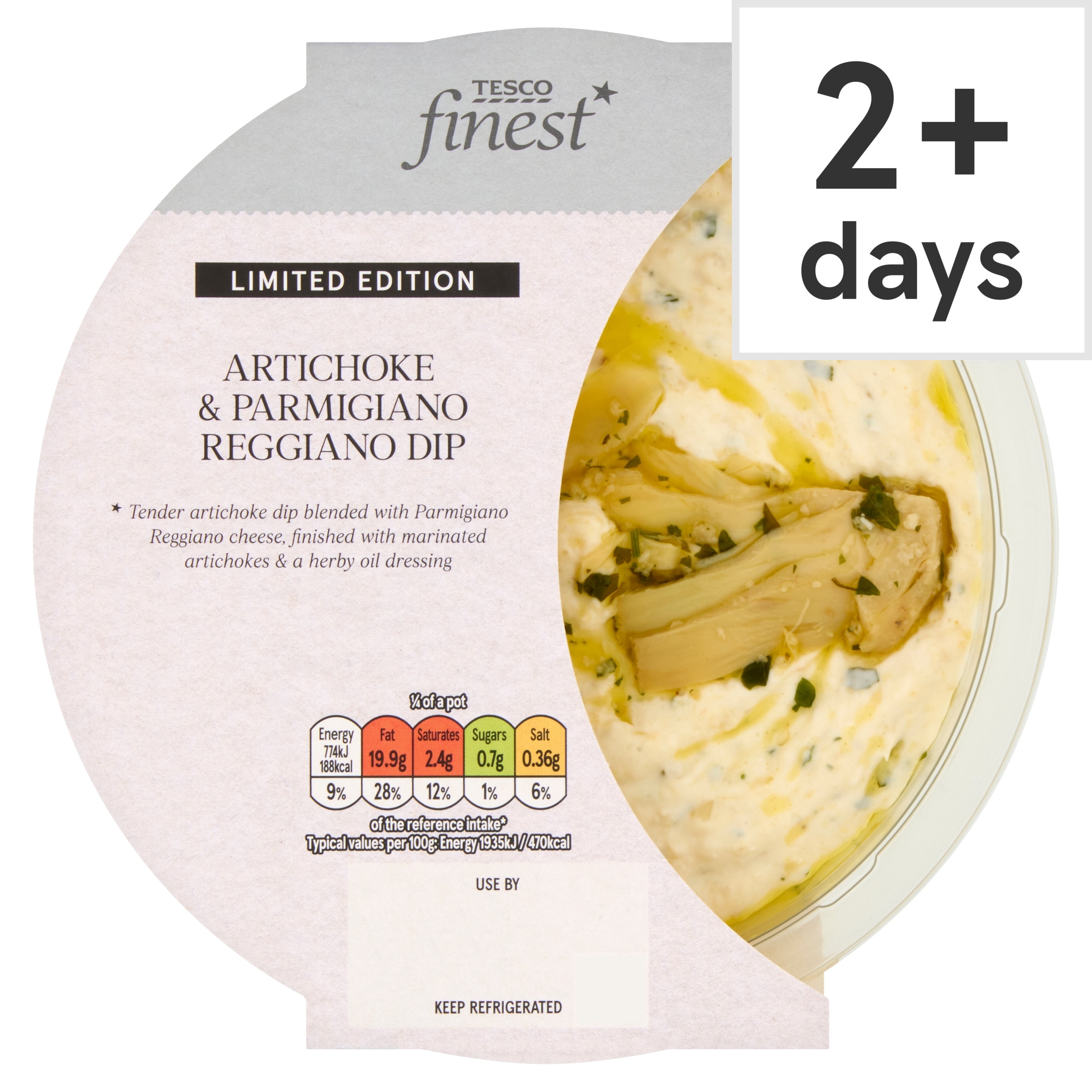 Tesco Finest Artichoke & Parmigiano Reggiano Dip 160g