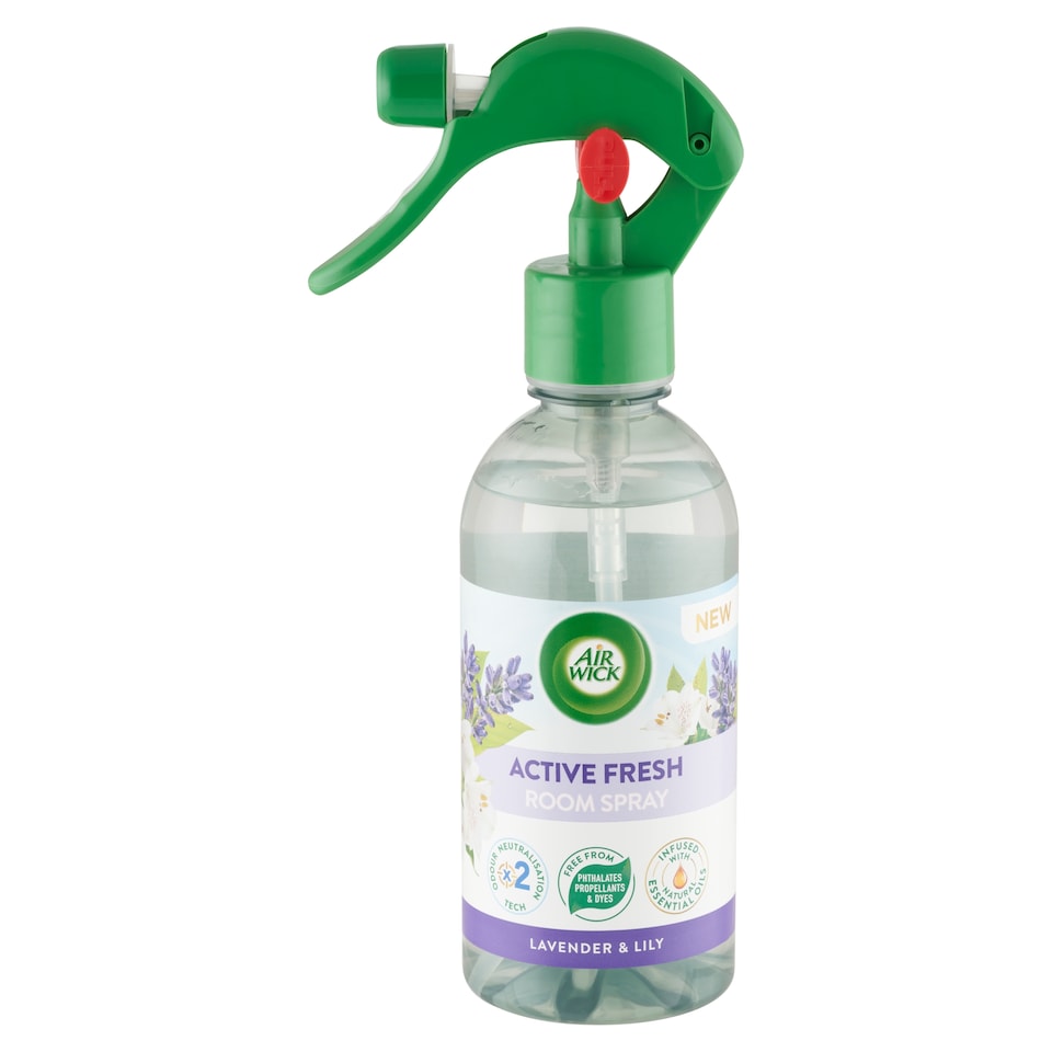 Air Wick Active Fresh Friss levendula és gyöngyvirág légfrissítő spray 237 ml