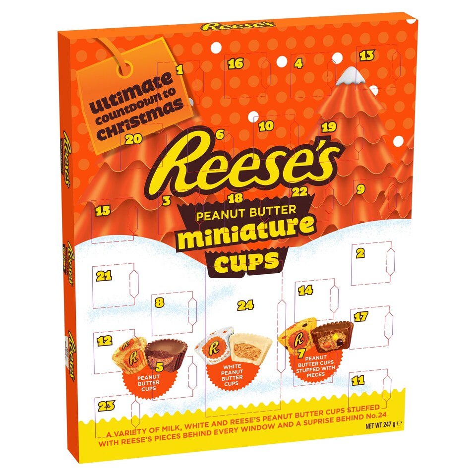 Reese's Peanut Butter Miniature Cups Advent Calendar 247G