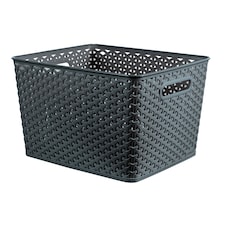 Curver Mystyle Dark Grey Basket Large